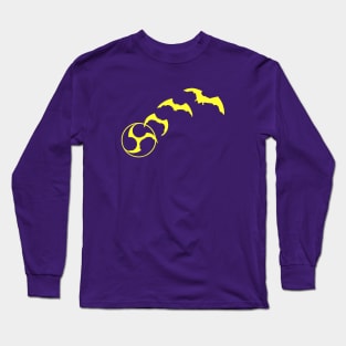 Bat Mitsudomoe yellow Long Sleeve T-Shirt